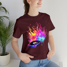 Charger l'image dans la galerie, Turntable on Fire Unisex Jersey Short Sleeve Tee