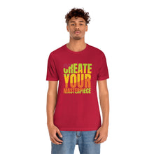 Charger l'image dans la galerie, Create Your Masterpiece (version 2) Unisex Jersey Short Sleeve Tee
