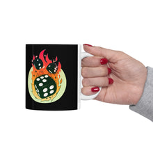 Charger l'image dans la galerie, Flaming Dice Mug 11oz