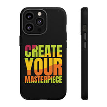 Charger l'image dans la galerie, Tough Cases - Create Your Masterpiece - Black - iPhone / Pixel / Galaxy