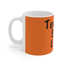 将图片加载到图库查看器,Teachers Save Lives Orange Ceramic Mug 11oz