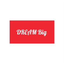 画像をギャラリービューアに読み込む, Dream Big Red Bumper Sticker