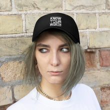 将图片加载到图库查看器,Know Your Worth Twill Hat