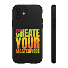 Charger l'image dans la galerie, Tough Cases - Create Your Masterpiece - Black - iPhone / Pixel / Galaxy