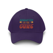 Lade das Bild in den Galerie-Viewer, Education is the Cure (version 2) Twill Hat
