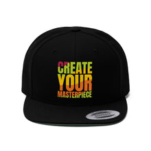 Charger l'image dans la galerie, Create your Masterpiece Flat Bill Hat