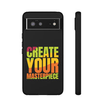 Charger l'image dans la galerie, Tough Cases - Create Your Masterpiece - Black - iPhone / Pixel / Galaxy