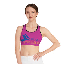 Charger l'image dans la galerie, Ukraine Peace & Freedom Sports Bra - Berry