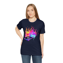 Charger l'image dans la galerie, Turntable on Fire Unisex Jersey Short Sleeve Tee
