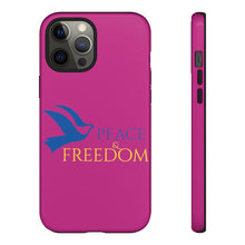 Load image into Gallery viewer, Ukraine Peace & Freedom - Berry - iPhone / Pixel / Galaxy