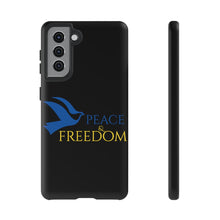 Load image into Gallery viewer, Ukraine Peace & Freedom - Black - iPhone / Pixel / Galaxy