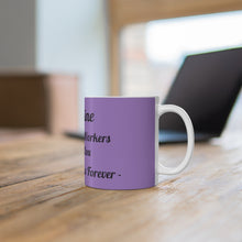 Charger l'image dans la galerie, Frontline Healthcare Workers Purple Ceramic Mug 11oz