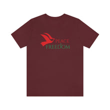 Charger l'image dans la galerie, Peace & Freedom Unisex Jersey Short Sleeve Tee