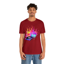 Charger l'image dans la galerie, Turntable on Fire Unisex Jersey Short Sleeve Tee
