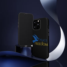 Load image into Gallery viewer, Ukraine Peace & Freedom - Black - iPhone / Pixel / Galaxy