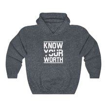 Charger l'image dans la galerie, Know Your Worth (version 2) Unisex Heavy Blend™ Hooded Sweatshirt