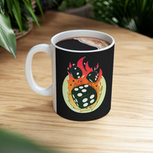 Charger l'image dans la galerie, Flaming Dice Mug 11oz