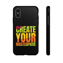 Charger l'image dans la galerie, Tough Cases - Create Your Masterpiece - Black - iPhone / Pixel / Galaxy