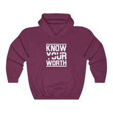 Charger l'image dans la galerie, Know Your Worth (version 2) Unisex Heavy Blend™ Hooded Sweatshirt