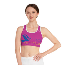 Charger l'image dans la galerie, Ukraine Peace & Freedom Sports Bra - Berry