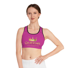 Charger l'image dans la galerie, Queens Live Forever Sports Bra - Berry
