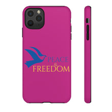 Load image into Gallery viewer, Ukraine Peace & Freedom - Berry - iPhone / Pixel / Galaxy