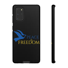 Load image into Gallery viewer, Ukraine Peace & Freedom - Black - iPhone / Pixel / Galaxy