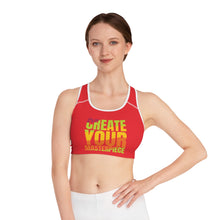 Charger l'image dans la galerie, Create Your Masterpiece Sports Bra - Red