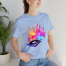 Charger l'image dans la galerie, Turntable on Fire Unisex Jersey Short Sleeve Tee