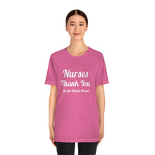 Charger l'image dans la galerie, Nurses Thank You Unisex Jersey Short Sleeve Tee