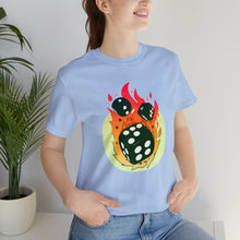Charger l'image dans la galerie, Flaming Dice Unisex Jersey Short Sleeve Tee