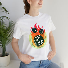 Charger l'image dans la galerie, Flaming Dice Unisex Jersey Short Sleeve Tee