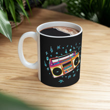 Charger l'image dans la galerie, Boom Box Black Mug 11oz