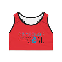 Charger l'image dans la galerie, Climate Change Sports Bra - Red