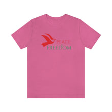 Charger l'image dans la galerie, Peace & Freedom Unisex Jersey Short Sleeve Tee
