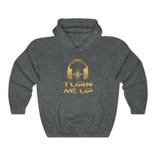 Charger l'image dans la galerie, Turn Me Up - Gold (version 2) Unisex Heavy Blend™ Hooded Sweatshirt