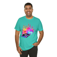 Charger l'image dans la galerie, Turntable on Fire Unisex Jersey Short Sleeve Tee
