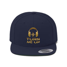 Cargar imagen en el visor de la galería, Turn Me Up Gold Flat Bill Hat