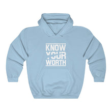 Charger l'image dans la galerie, Know Your Worth (version 2) Unisex Heavy Blend™ Hooded Sweatshirt