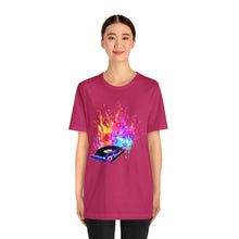 Charger l'image dans la galerie, Turntable on Fire Unisex Jersey Short Sleeve Tee