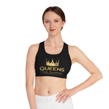 Charger l'image dans la galerie, Queens Live Forever Sports Bra - Black