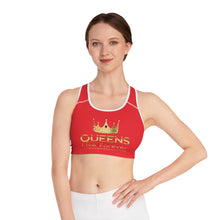 Lade das Bild in den Galerie-Viewer, Queens Live Forever Sports Bra - Red