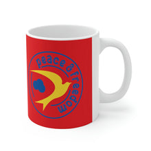 Charger l'image dans la galerie, Peace & Freedom Red Mug 11oz