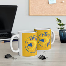 Charger l'image dans la galerie, Peace & Freedom Yellow Mug 11oz