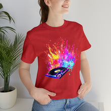 Charger l'image dans la galerie, Turntable on Fire Unisex Jersey Short Sleeve Tee