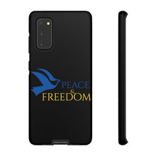 Load image into Gallery viewer, Ukraine Peace & Freedom - Black - iPhone / Pixel / Galaxy