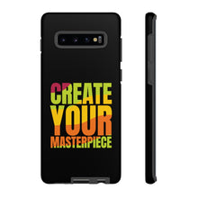 Charger l'image dans la galerie, Tough Cases - Create Your Masterpiece - Black - iPhone / Pixel / Galaxy