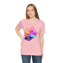 Charger l'image dans la galerie, Turntable on Fire Unisex Jersey Short Sleeve Tee