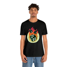 Charger l'image dans la galerie, Flaming Dice Unisex Jersey Short Sleeve Tee