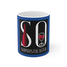 Charger l'image dans la galerie, So Sophisticated Ceramic Blue Mug 11oz